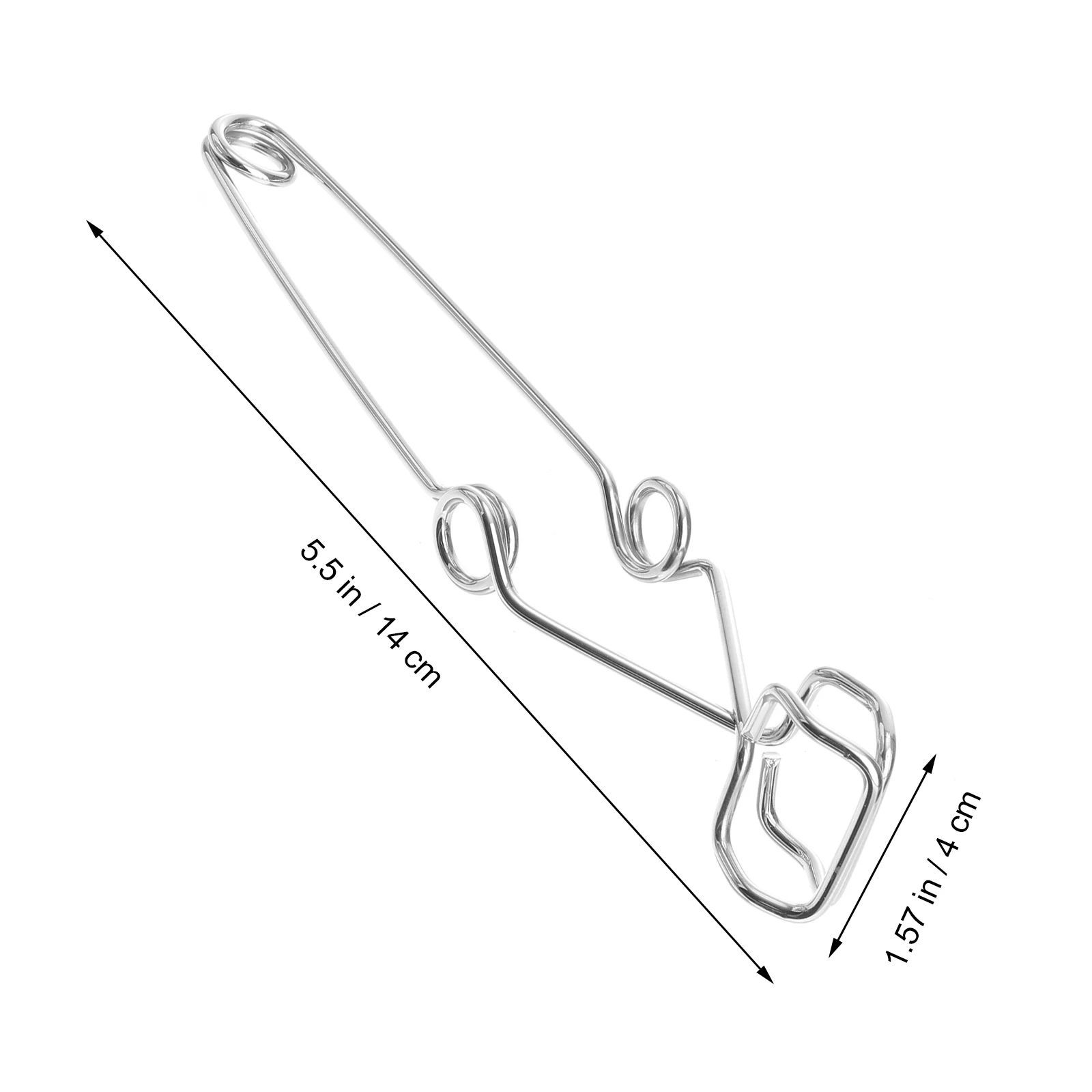 

2Pcs Steel Test Tube Clips High Durability Laboratory Test Tube Holders Lightweight Portable for Experiment Use