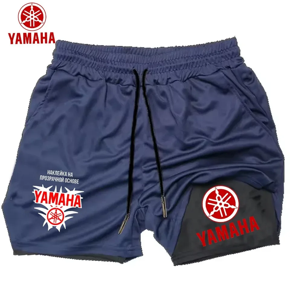 Latest Men's Morning Jogging Sportswear Fashion Couple Style Single Layer Shorts - Motorcycle Brand Yamaha - Men's Two-Piece Sho