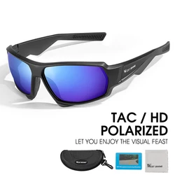 WEST BIKING HD Polarized Cycling Sunglasses UV400 Protection Bike MTB Road Bicycle Eyewear Men Women Outdoor Sport Goggles