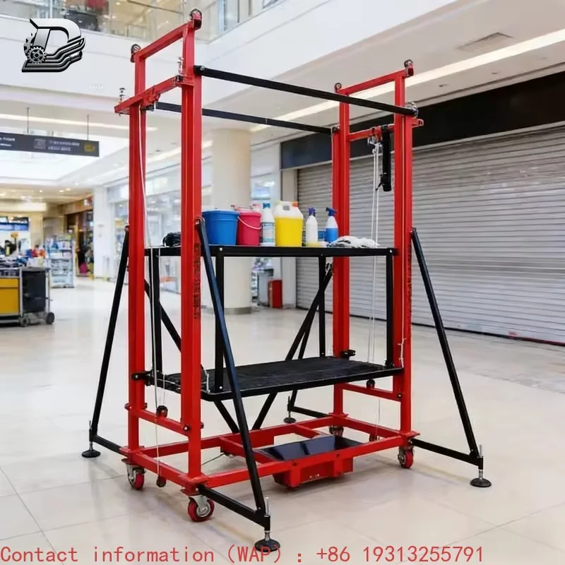 

【Best-selling】Hot Sale 220V Electric Scaffold 2-10M Portable Telescopic Platform With Remote Control For Construction Warehouse