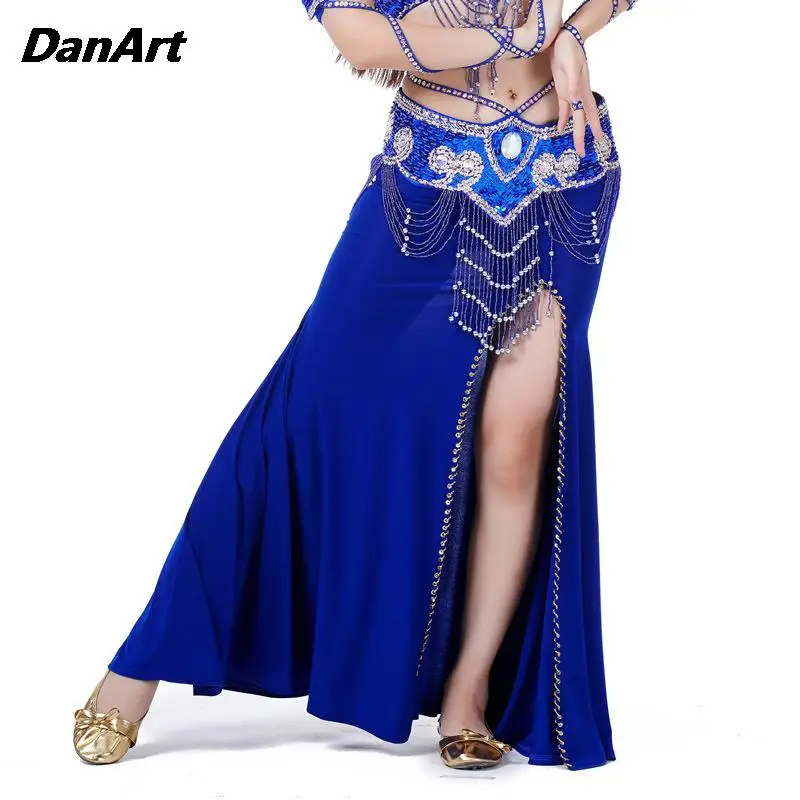 

Ladies Theme Party Carnival Wear Dancer Performance Costumes Sexy Belly Dance Costumes for Women Pearl High-end Clothing Skirt