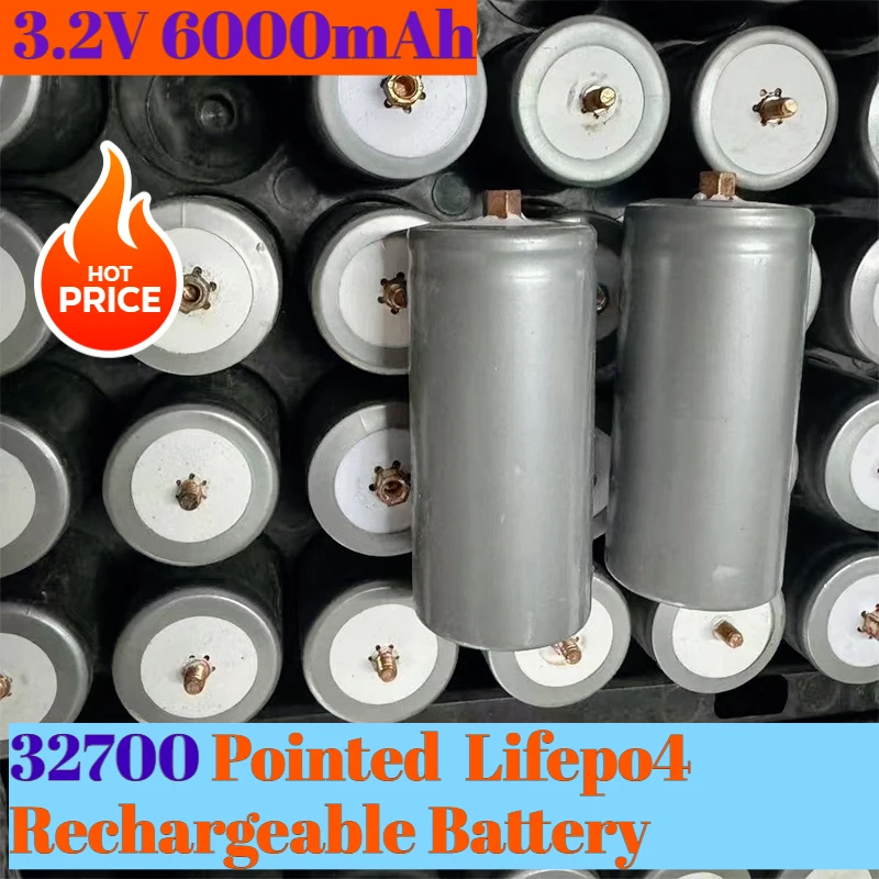 

100% Original 3.2V 6000mAh 32700 Lifepo4 Rechargeable Battery High Quality Large Capacity Lithium Iron Phosphate Power Battery