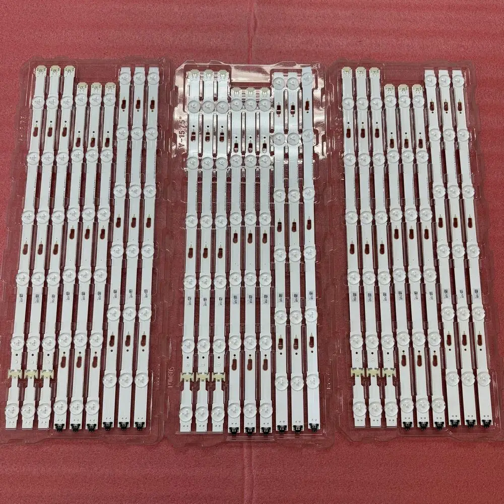 27 pièces/ensemble LED bande Pour Samsung UE75MU6105K UE75JU6400 UE75JU7000U UE75MU6100U UE75MU6105U UE75MU7000 BN96-34763A 34764A 34765A