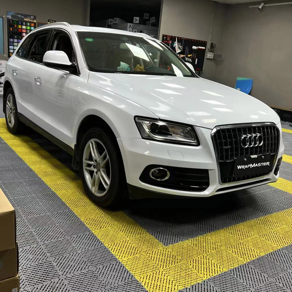 PET Liner Sparkle White Color Shift Car Wrap Vinyl Wrap for Vehicle Customization