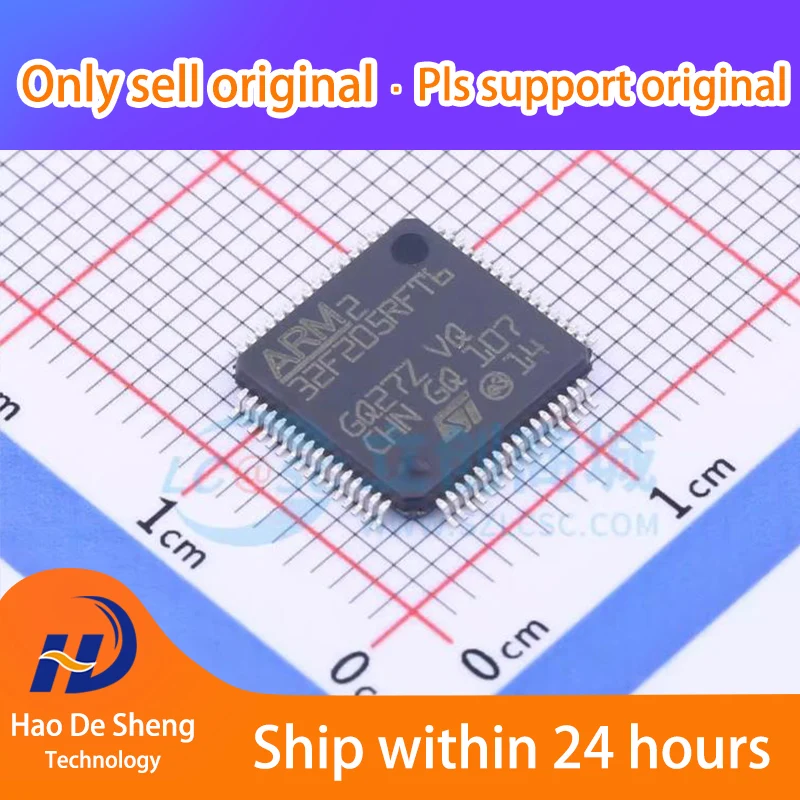 

10PCS/LOT STM32F205RFT6TR STM32F205RFT6 64LQFP New Original in Stock