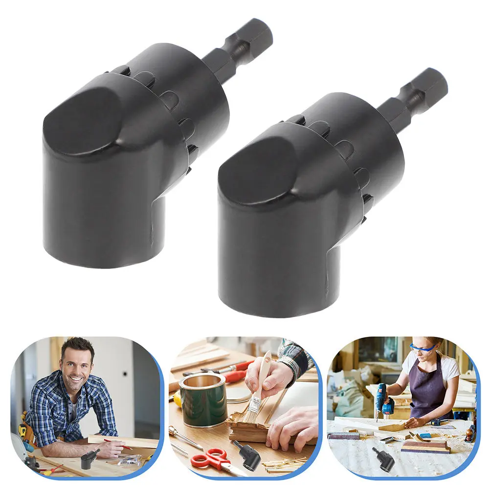 

2Pcs Corner Angle Adapter 105 Degree Angle Drill Attachment Adapter Power Drill Driver Tool Extension Driving Power Screwdriver
