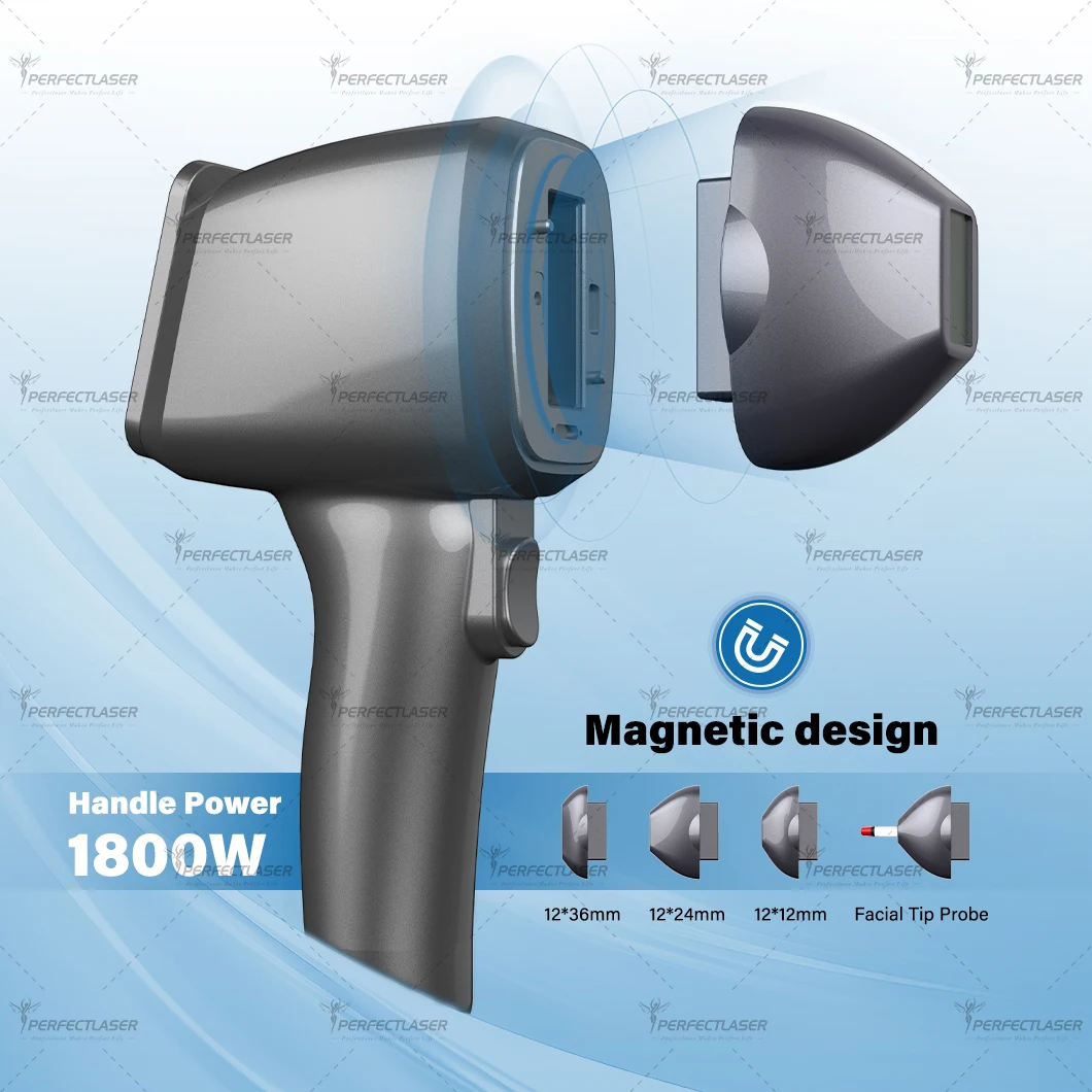 Perfectlaser 1800w AI Skn Analyzer Diode Lasr Hair Removal Machine Ice Diode Lasr 755 808nm 940nm 1064 Hair Remova Machine