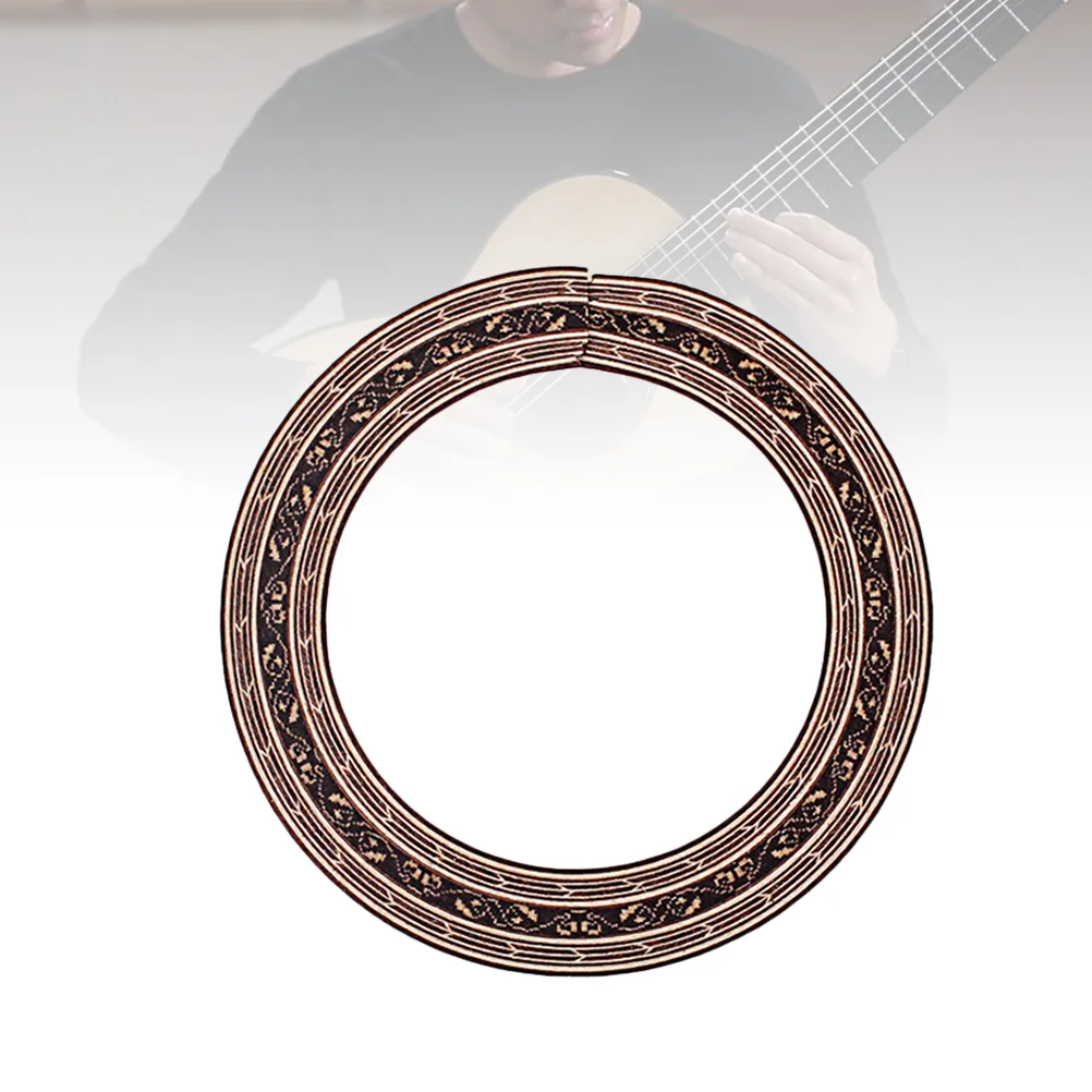 

Guitar Guitars Rosette Decal Decals Inlay Sound Hole Classical Abalone Wooden Bamboo