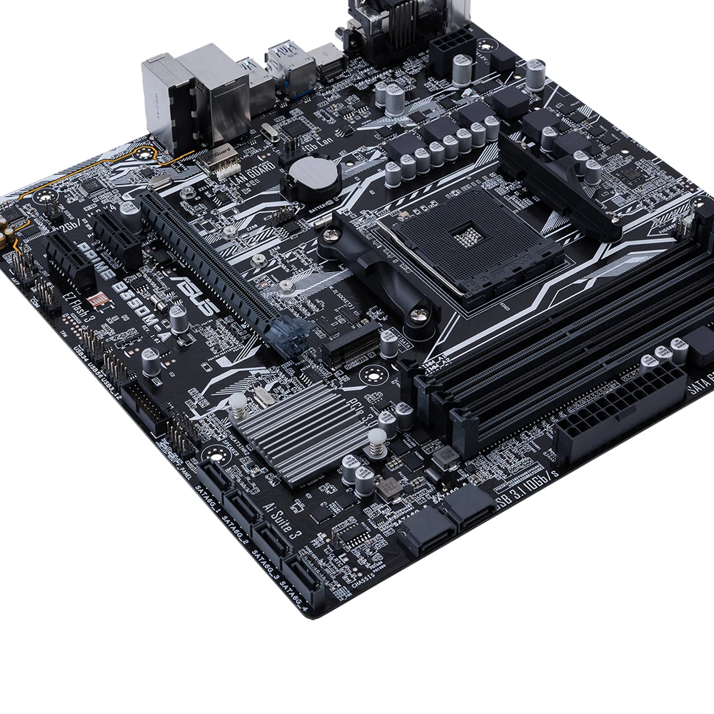 ASUS PRIME B350M-A Motherboard AMD B350 Socket AM4 DDR4 64GB Micro