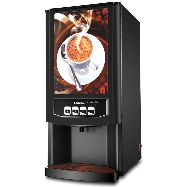 Máquina de venda automática de café instantâneo Sapoe para café / hotel / restaurante / cantina / sala de jantar