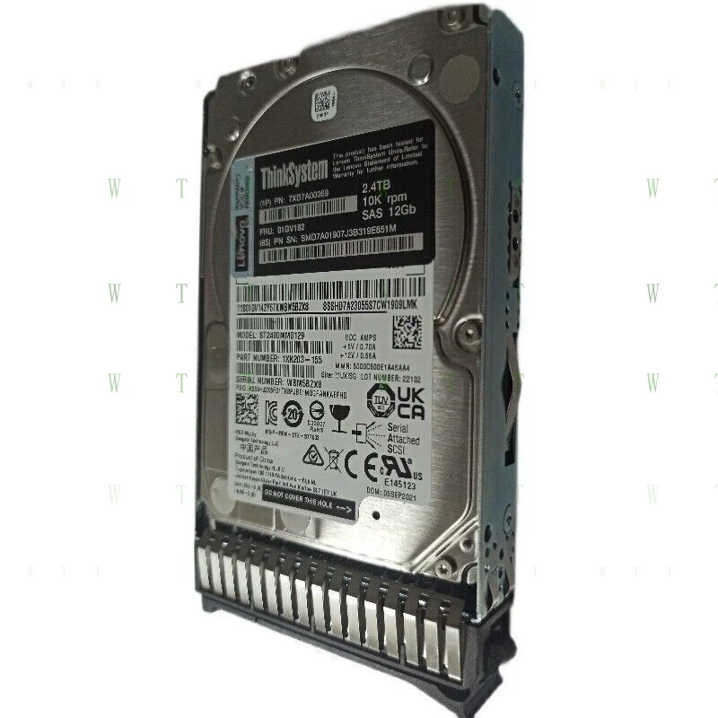 

Новый жесткий диск MM для Lenovo ThinkSystem 01GV182 7XB7A00069 2,4 ТБ 10K SAS 12 Гбит/с 2,5 дюйма