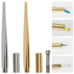 Penna manuale per tatuaggio permanente professionale in acciaio inossidabile con penna Tebori in oro per strumento di accessori per labbra per sopracciglia con microblading