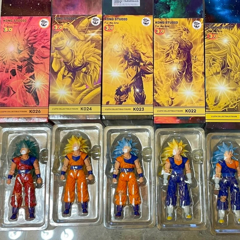 

Stock Kong Mo Son Goku Super Three Beigit Super 3 Blue Dragon Ball SHF3.0 New Upgrade Model Collection graduation Gift desktop