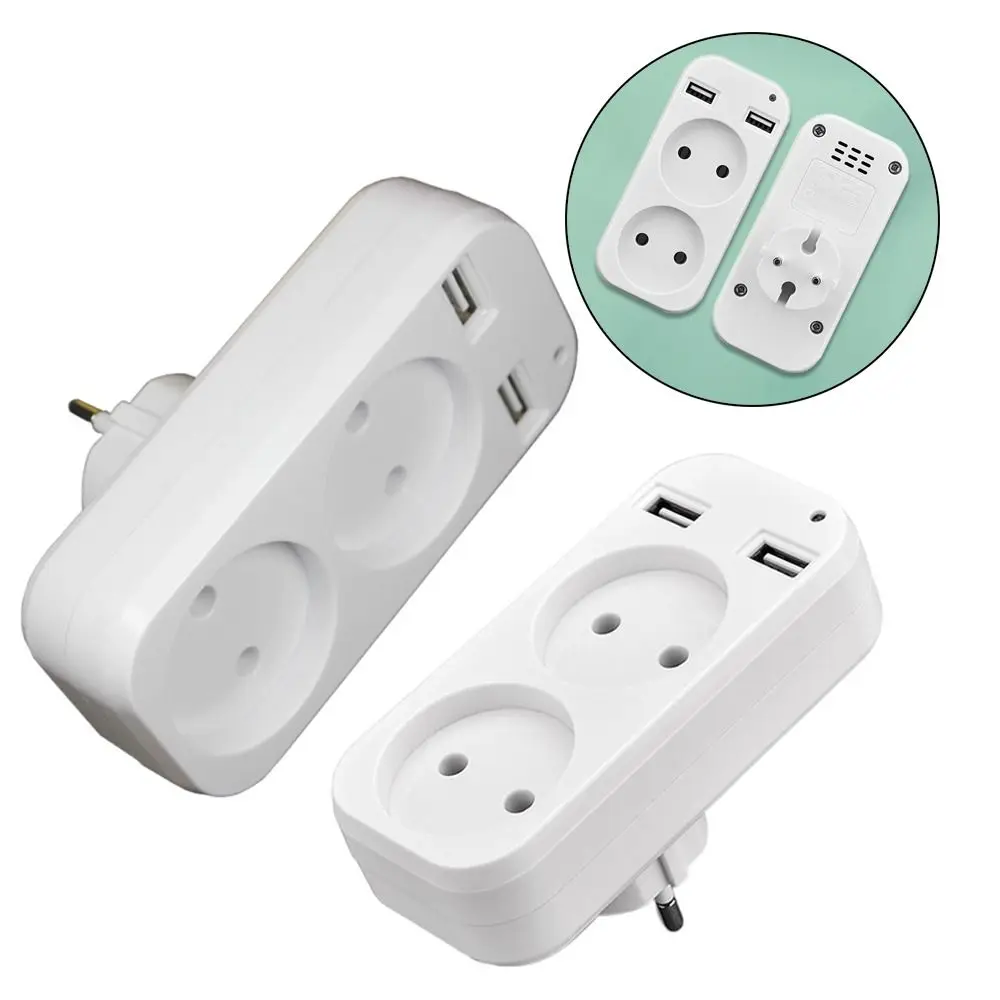 Adapter Portable European Plug Conversion Plug Multifunctional Durable Multifunctional Universal International Use
