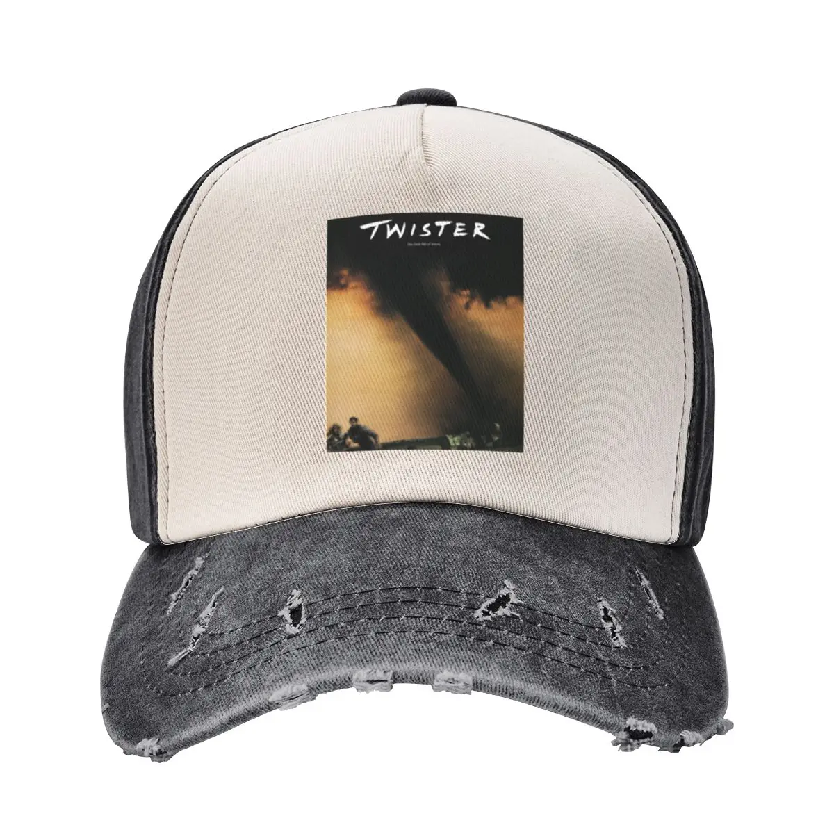 

Mans Twister 1996 Movie Fashion Leisure Round Neck Baseball Cap Thermal Visor Military Tactical Cap derby hat Caps Women Men's