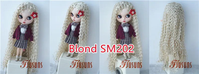 JD220 1/6 1/4 1/3 1/12 Blythes Extremely Long Curly Fashion Synthetic Mohair BJD Wig YOSD MSD SD Doll Accessories