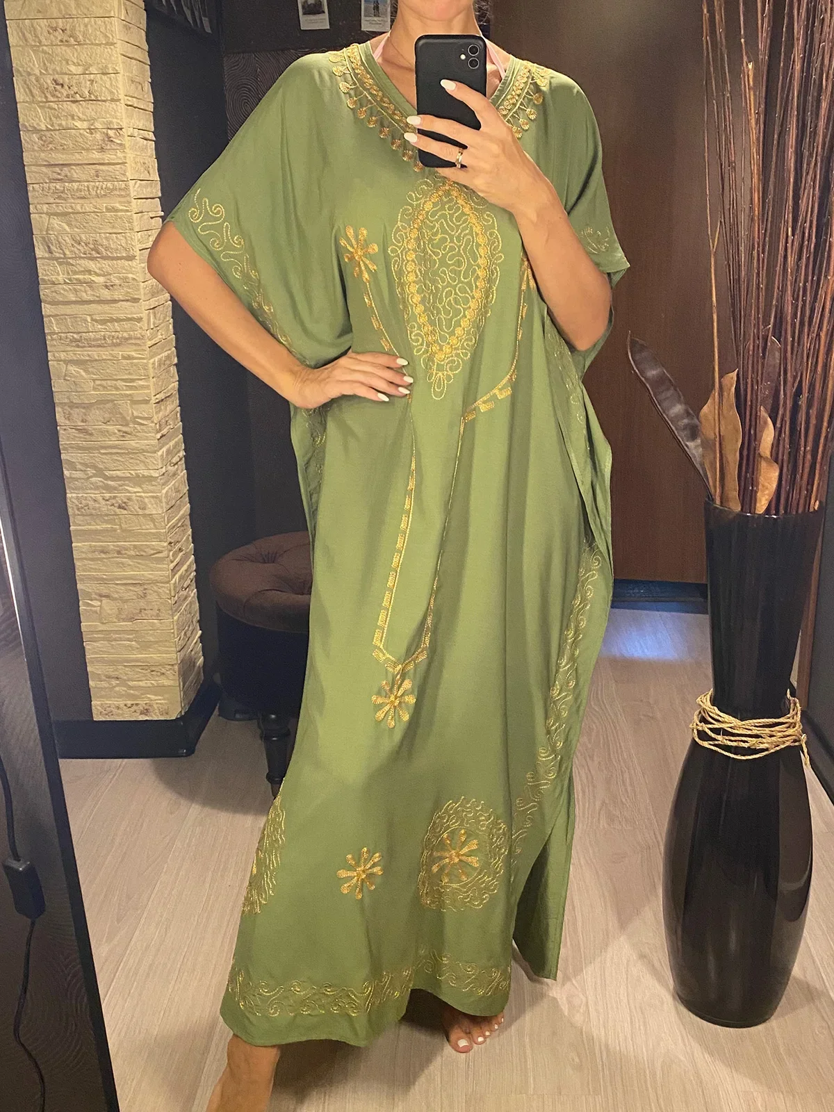 V Neck Printed Short Sleeve Crochet Knitted Tunic Beach Cover Up Cover-ups Beach Dress Beach Wear Beachwear Female Women V6230