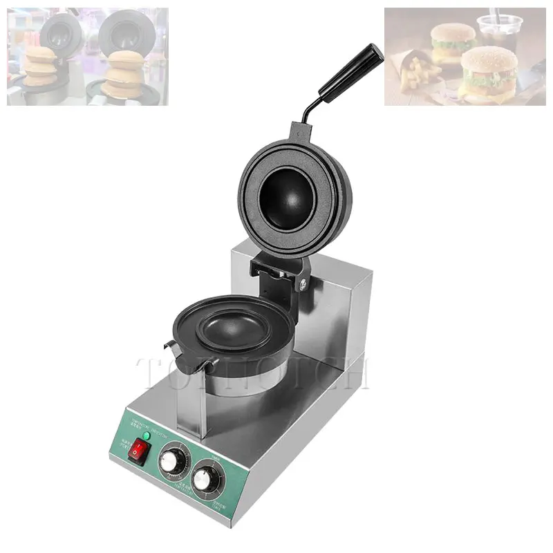 High Quality Coating Electric Ice Cream Burger Waffle Machine UFO Burger Machine Grill Gelato Panini Press Making 220V 110V