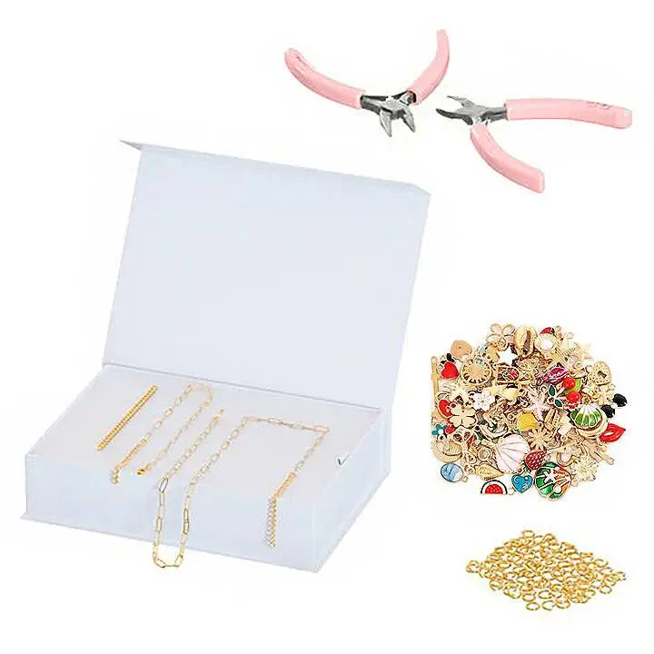 Le kit d'outils pour assembler vos bijoux, bricolage Créez votre propre charme parfait pour une créativité solitaire ou une nuit amusante avec des amis 2
