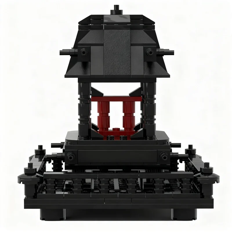 Art Craft Idea - 298pcs MOC Torii Gate Shrine Model