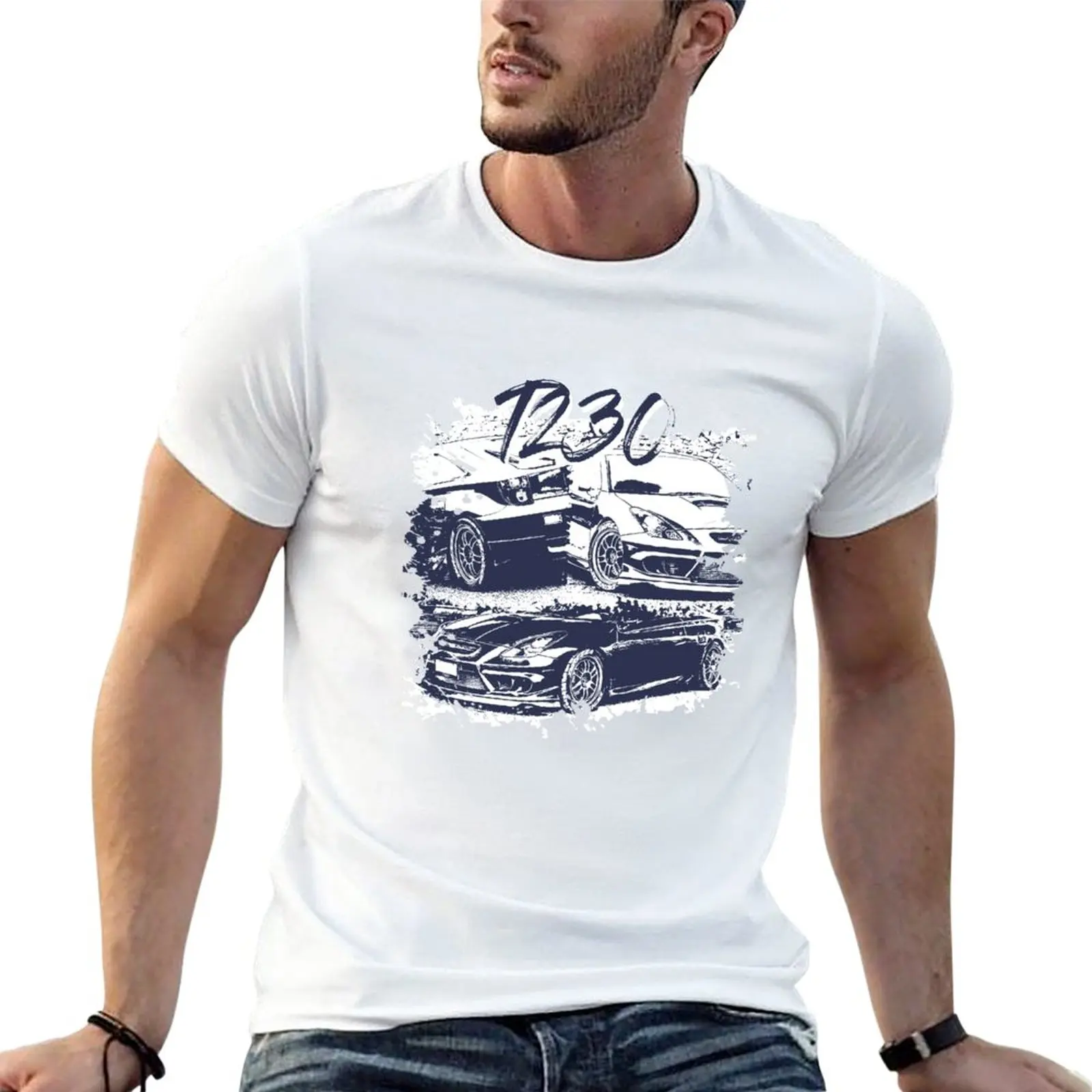 

T230 Celica Manga Style T-Shirt oversized summer top plus sizes boys animal print shirt mens t shirt graphic