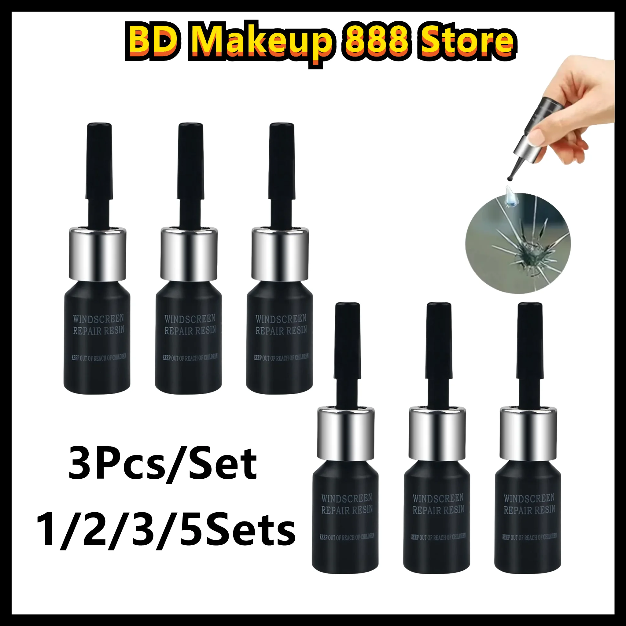 

Комплект для ремонта царапин на автомобильное стекло, ремонт сломанного окна автомобиля, набор для восстановления трещин на лобовом стекле, автомобильный клей, инструменты для ремонта стекла