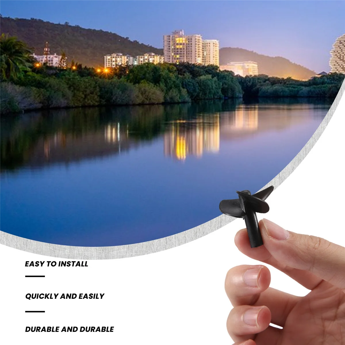 RC قطع غيار قارب المروحة مجموعة ل Flytec 2011-5 أداة الصيد قارب الطعم صياد السمك جزء السفينة إيجابية وعكس الدعامة الغنية