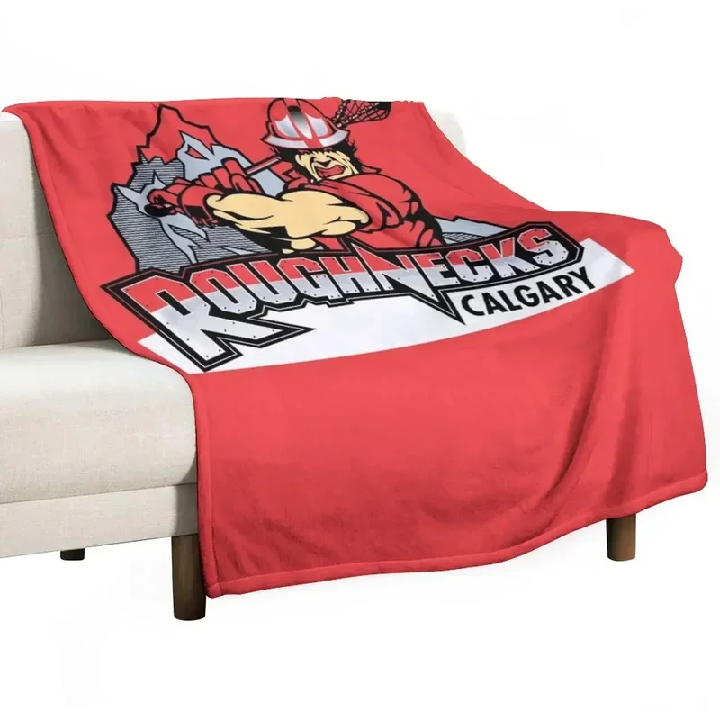 Calgary Roughnecks Throw Blanket valentine gift ideas christmas decoration funny gift Blankets