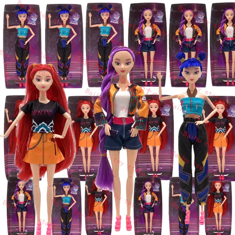 

2025 Kpop Охотники на демонов Виниловая кукла Руми Мира Зое Фигурки Аниме Коллекция Модель Декор для вечеринки Игрушка Дети Девушки Рождественский подарок