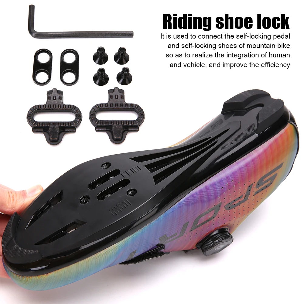 Mountain Bike Shoes Cleats for Shimano SH51 SPD MTB Cleats Set Multi-Release Pedal Cleat Cycling Shoe Calas Tocas Bicycle Riding