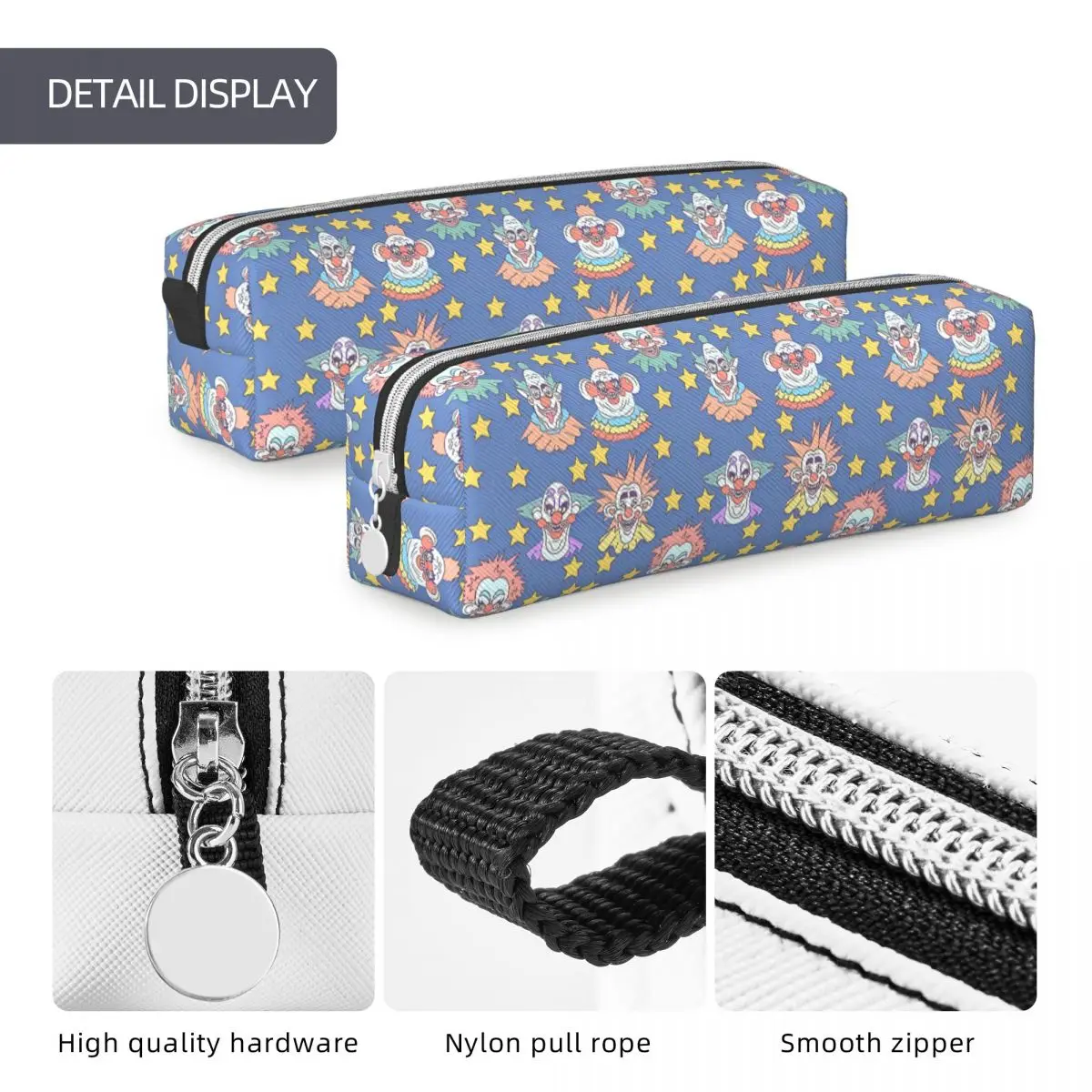Killer Klowns From Outer Space Pencil Cases Classic Pen Bag for Student Large Storage Students School Cosmetic Pencil Box image 5