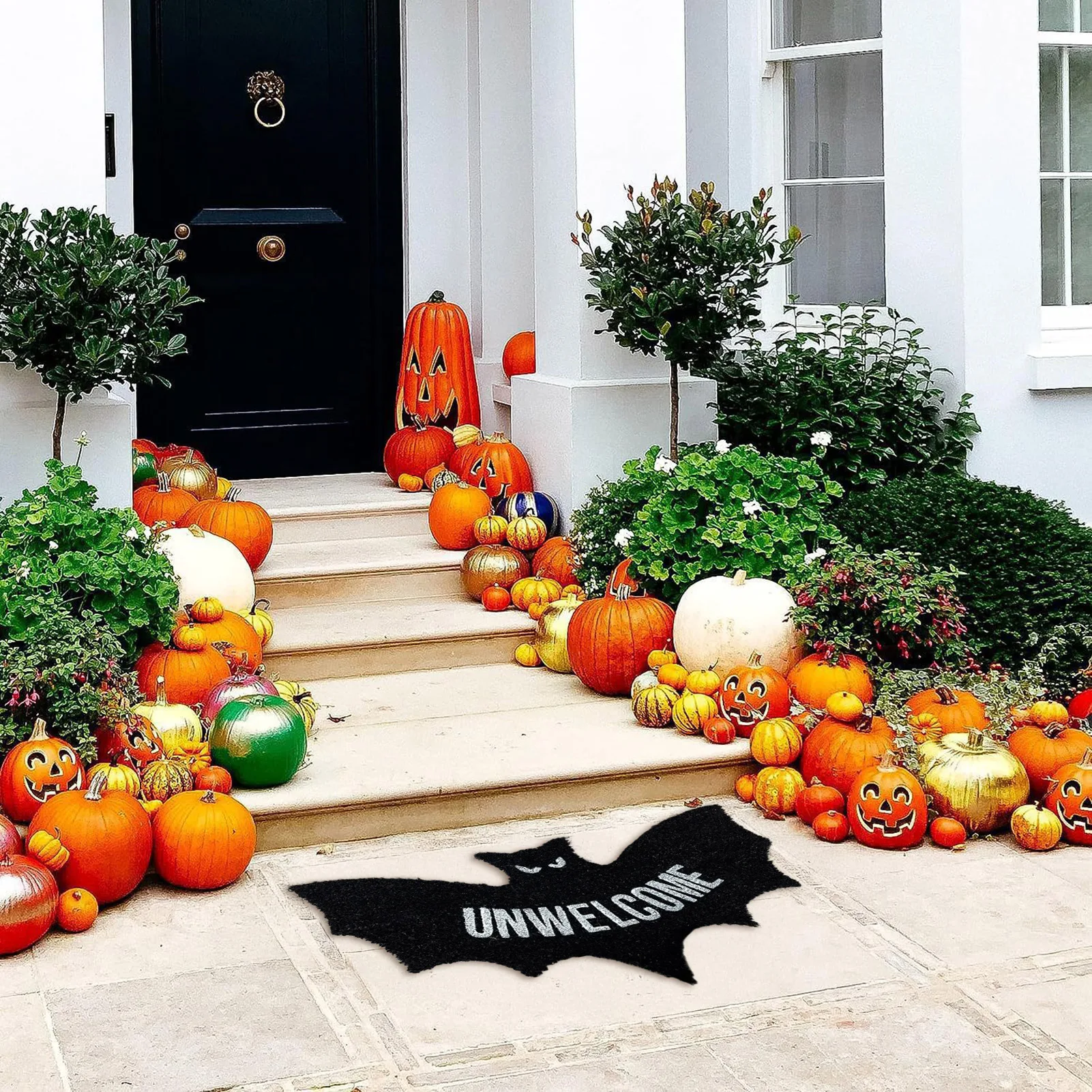 

Home Decoration Carpet Imitation Cashmere Plush Carpet For Living Room Bedroom Creative Bat Shaped Halloween Decoration Rug 2025