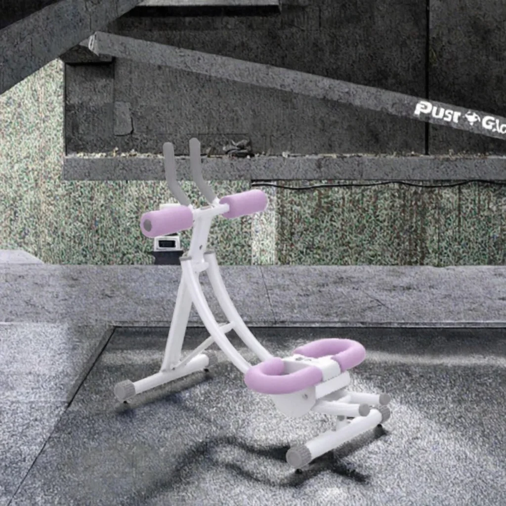 Equipo de gimnasio en casa de acero, trituradora AB plegable, máquina de rollo de vientre, abdominales giratorios para entrenamiento Abdominal