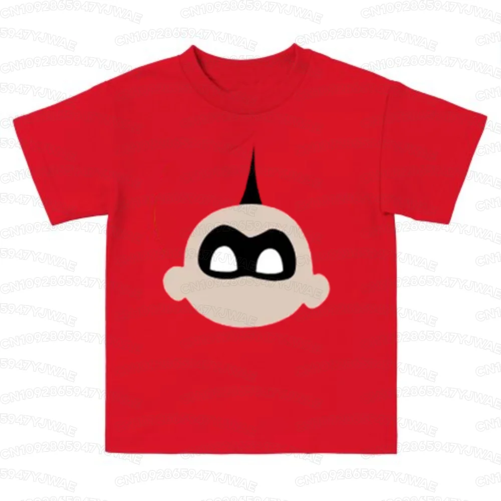 Summer The Incredibles Women's Shirt Family Shirt Vacation Tee Short Sleeved Adult Cosplay Casual T-Shirt Tops