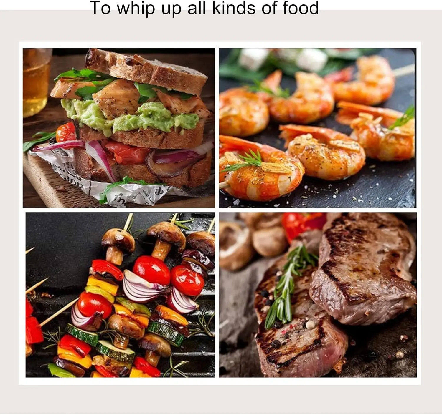 パニーニプレスグリル 850 ワット両面加熱ノンスティック朝食サンドイッチメーカーキッチン用米国 110V