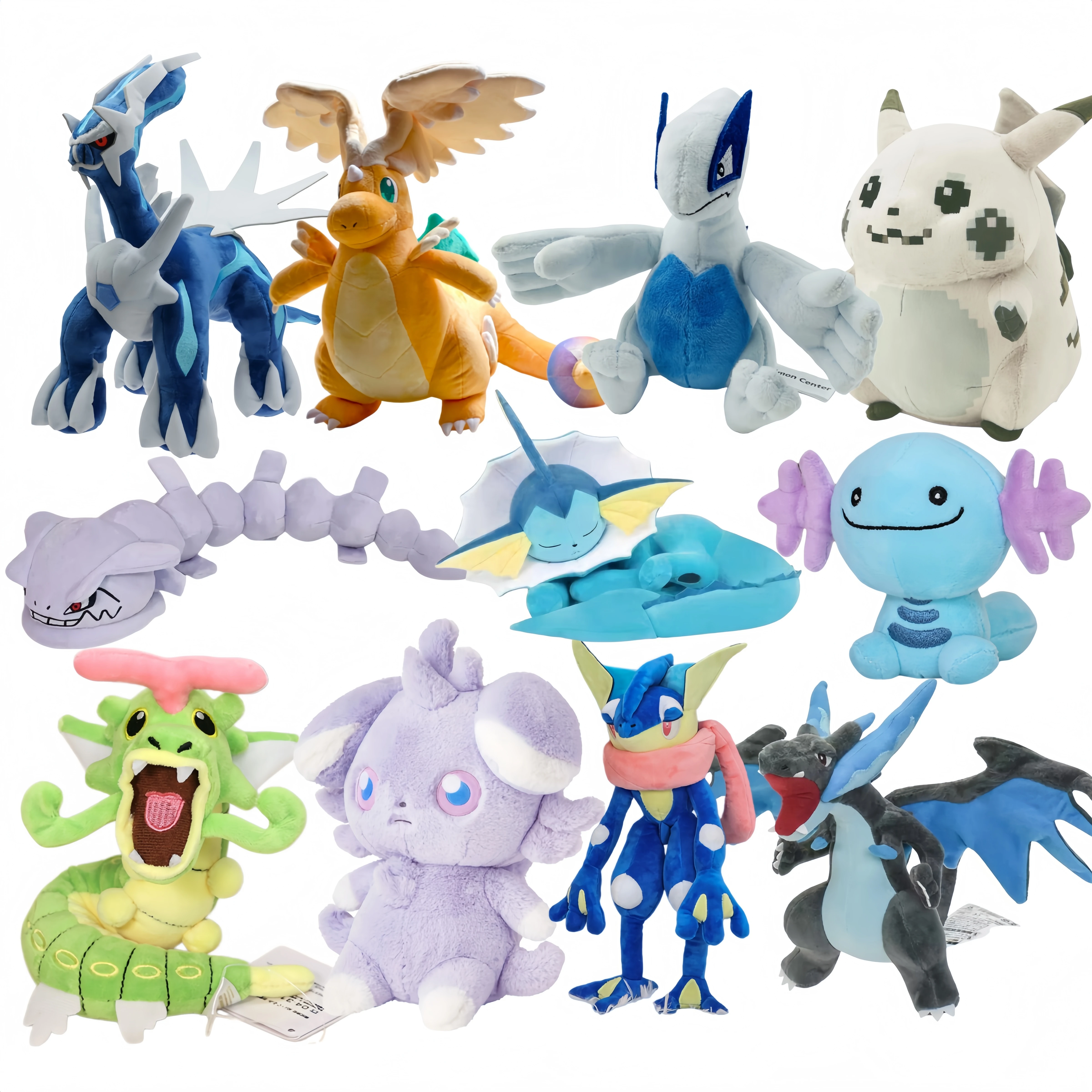 Pokemon Espurr Plüschfigur Vaporeon Caterpie Fuse Gyarados Greninja Charizard Lugia Wooper Steelix Dialga Dragonite Kuscheltiere Geschenk