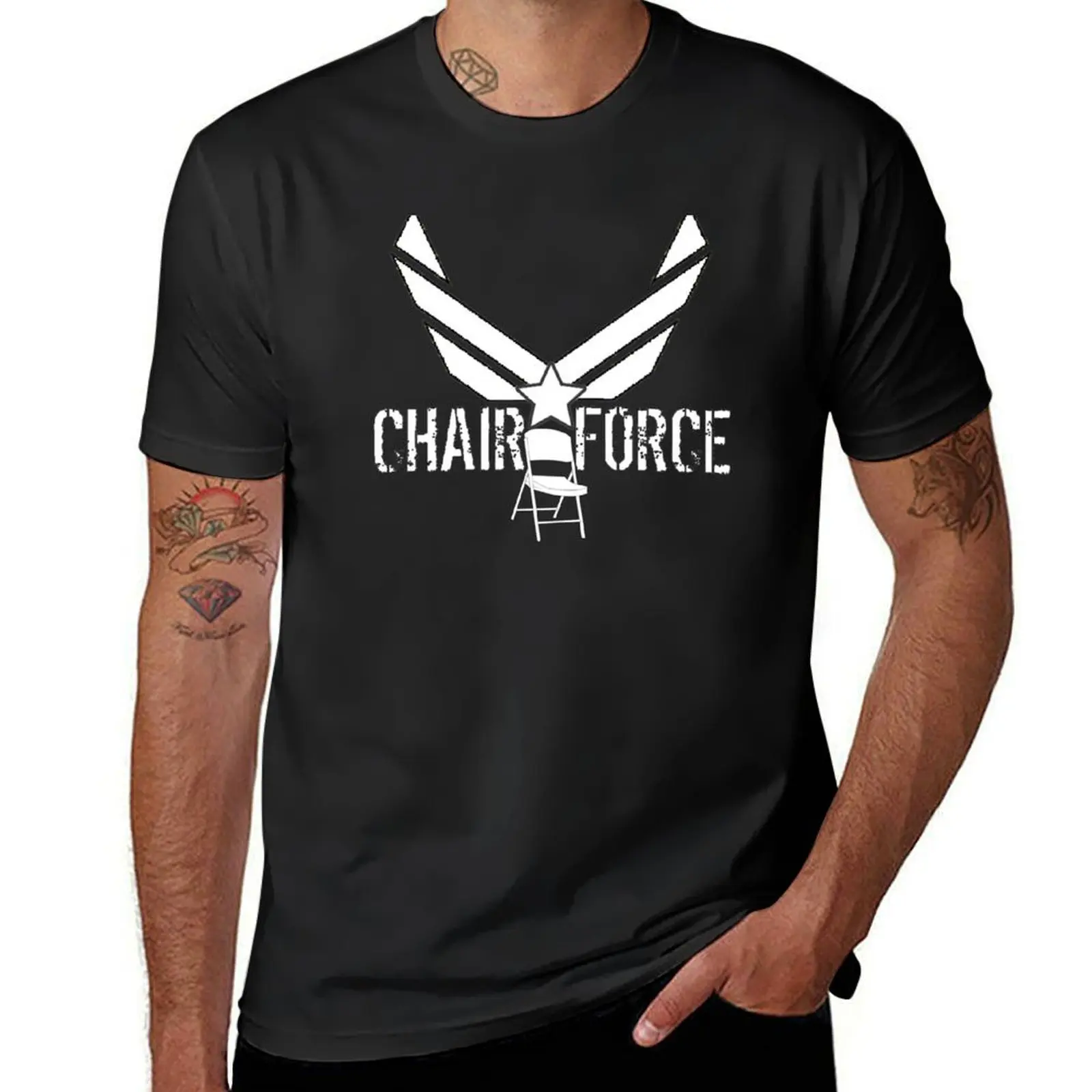 Chair ForceMilitary Shirt T-Shirt sublime korean fashion anime clothes mens clothing