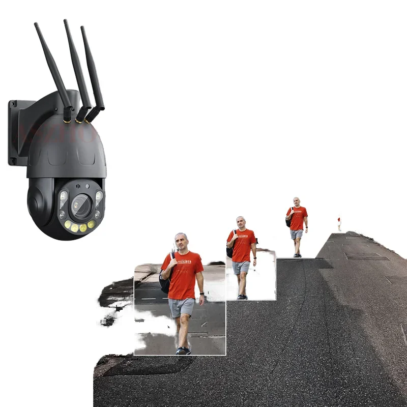 2026 5MP IP Security Camera with AI PTZ Alarm Lens Features 4G Remote Mobile Phone Monitoring for Indoor and Outdoor Use