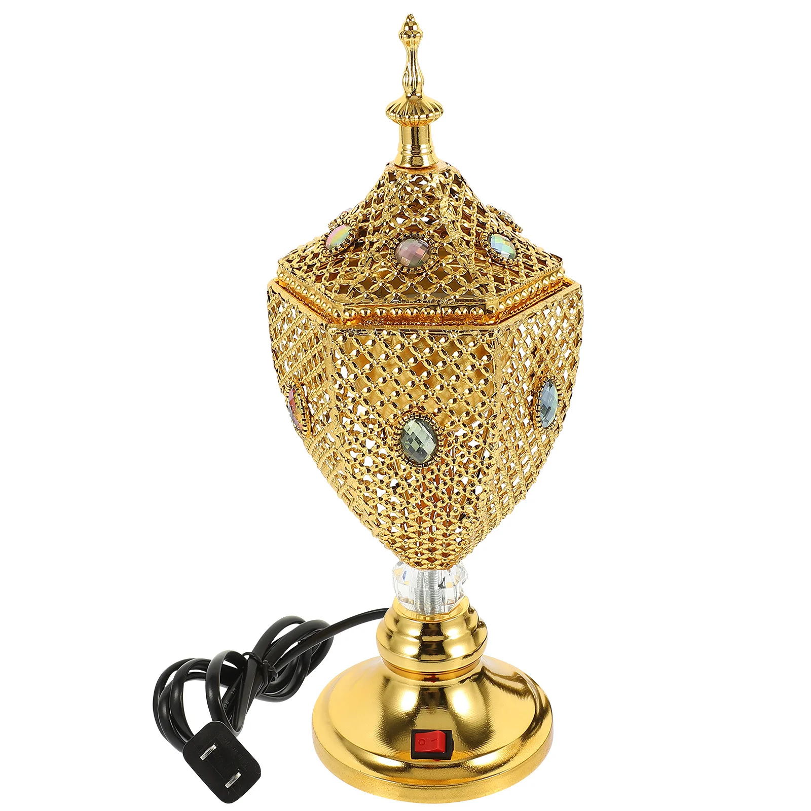 

Arabian Electric Incense Burner Desktop Plug in Us Plug Aroma Stove Censer Burner Home Decor Air Purifier Relax Sleep