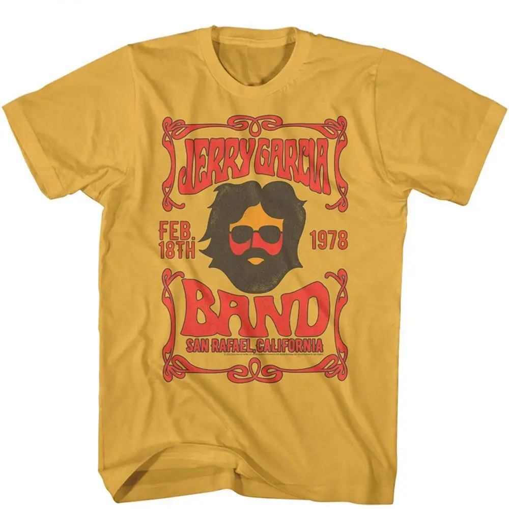 Jerry Garcia Art Noveau Ornamental Ginger Music T Shirt