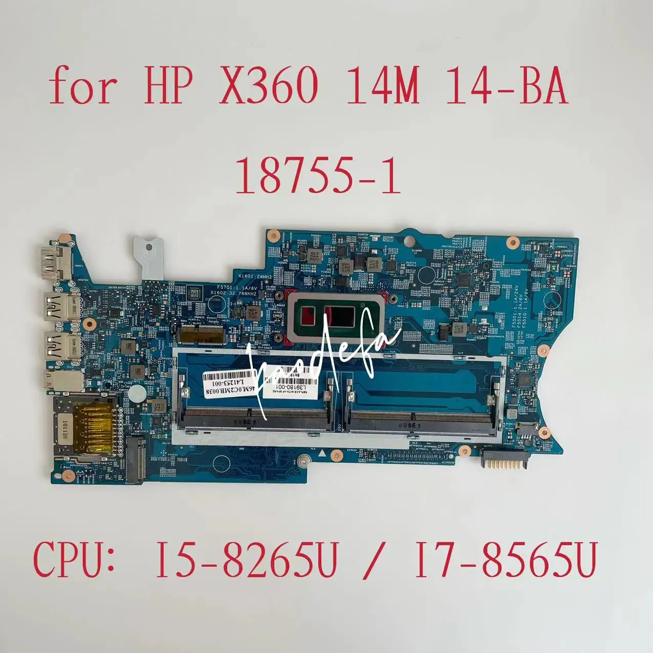 mainboard para hp x360 14m 14 ba computador portatil placa mae cpu i58265u i79565u l39180001 l41253 001 100 teste ok 187551 01