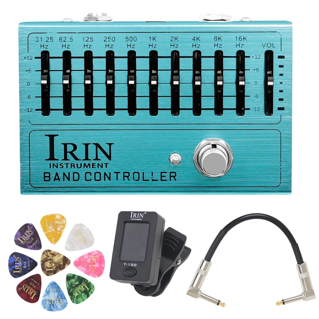 Band Controller Equalizer 10 Band EQ Pedal For Electric Guitar Bass Guitar Effect Pedal 31.25Hz to16kHz Guitar Parts