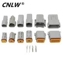 1 Set DT connector DT06-2S/DT04-2P 2P 3P 4P 6P 8P 12P waterproof electrical connector for car motor with pins 22-16AWG