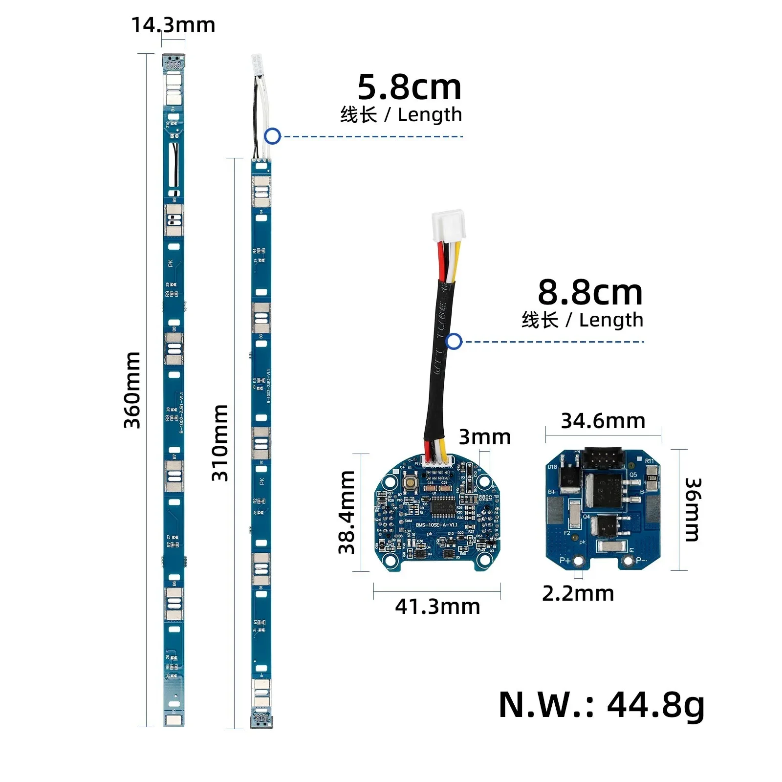Battery BMS Protection Board Kit for Ninebot ES1 ES2 ES3 ES4 ES5 Electric Scooter Replacement Repair Spare Parts - view 2