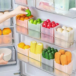 1PC Purchasing Refrigerator Bin Storage Boxes Food Containers Shelves Basket Fruit Spices Cozinha Box Fresh Kitchen Organizer