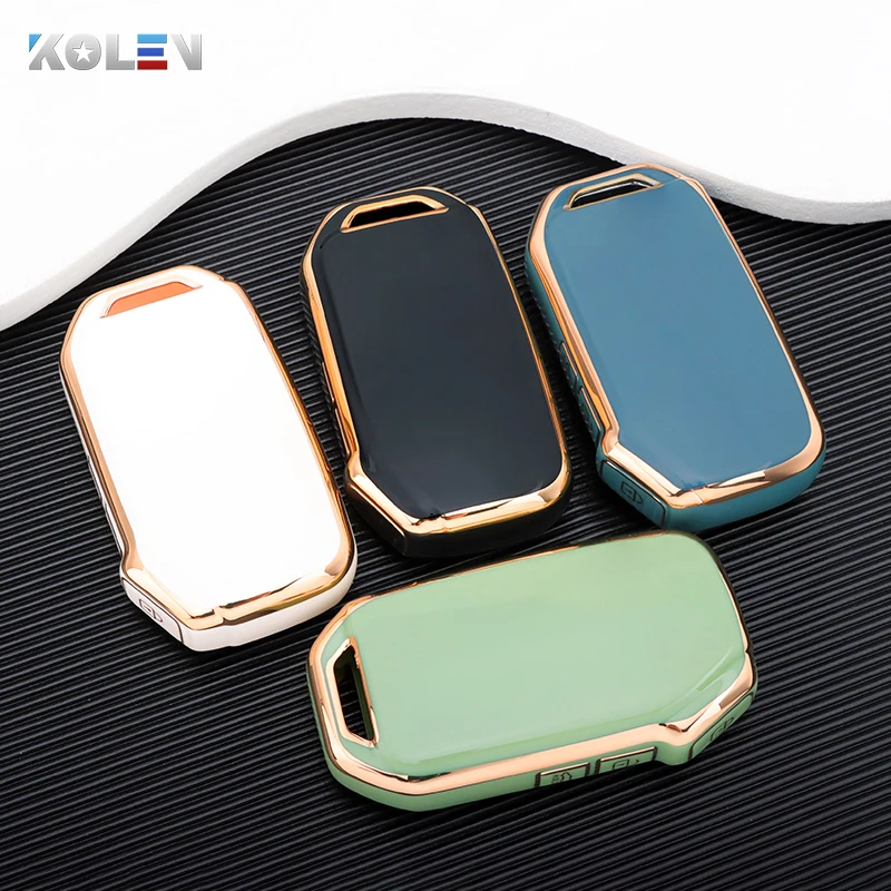 New TPU Car Key Case Cover Shell For KIA Sportage R GT Stinger Sorento Ceed Cerato Forte Niro Soul Telluride Protector Keyless