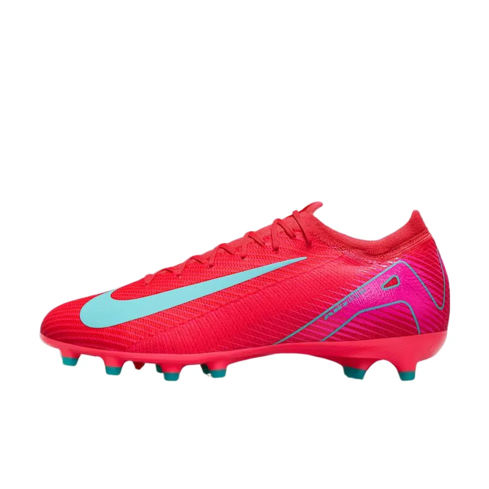 Nike Mercurial Vapor 16 Pro Unisex AG Soccer Cleats – Ember Red, Rubber Studs, Versatile Turf Traction, Plush Comfort FQ8684-800