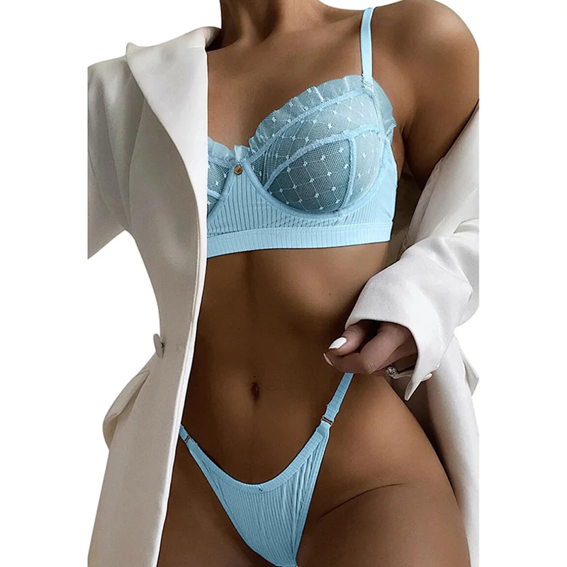 

Сетчатый кружевной эротический комплект нижнего белья, сексуальный ультратонкий прозрачный бюстгальтер и стринги, Черное женское короткое нижнее белье, стринги, бюстгальтеры, наборы трусиков