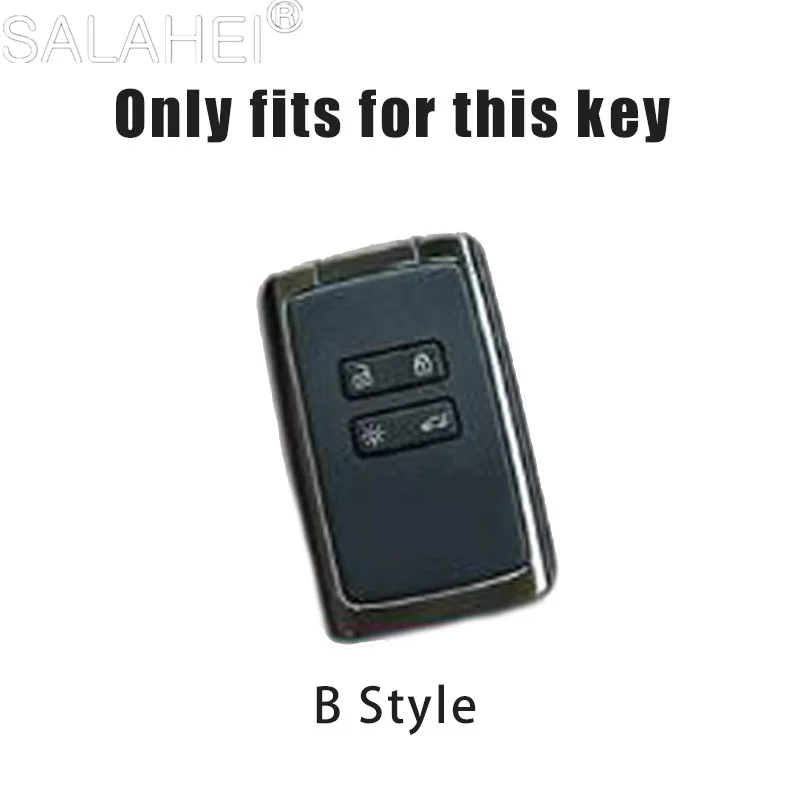 Metal Car Key Case Bag For Renault Koleos Captur Megane Clio Scenic Talisman Kangoo Laguna Twingo Arkana For Dacia Sandero Card