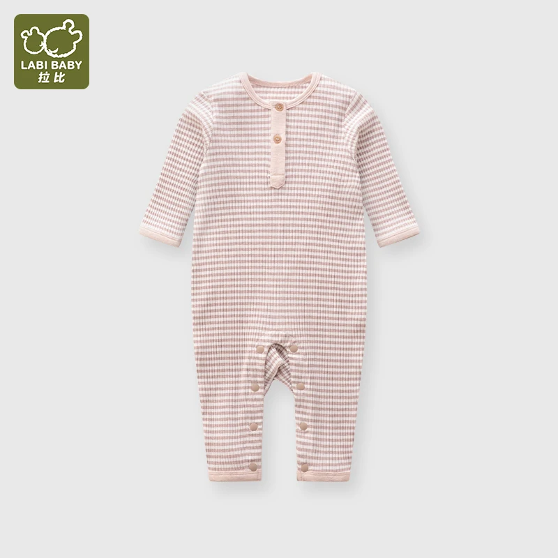 

LABI BABY Long Sleeve Romper Boys Girls Bodysuits Autumn Jumpsuit Infant Onesies Toddlers Clothing Baby Clothes 0-24M